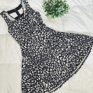 Xhilaration black and white dress